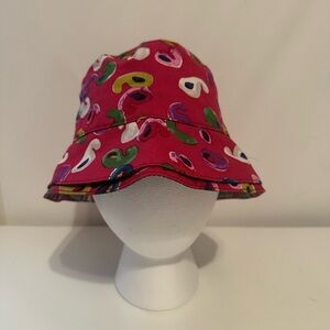 Etro Bucket Hat Cotton Paisley Kids Size Medium Colorful Made In Italy